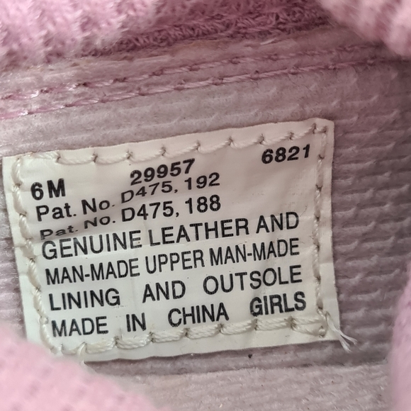 Timberland Roll Top Ankle Chunky Boots Pink & Brown Girls Size 6M (24 Cm) - Picture 7 of 8